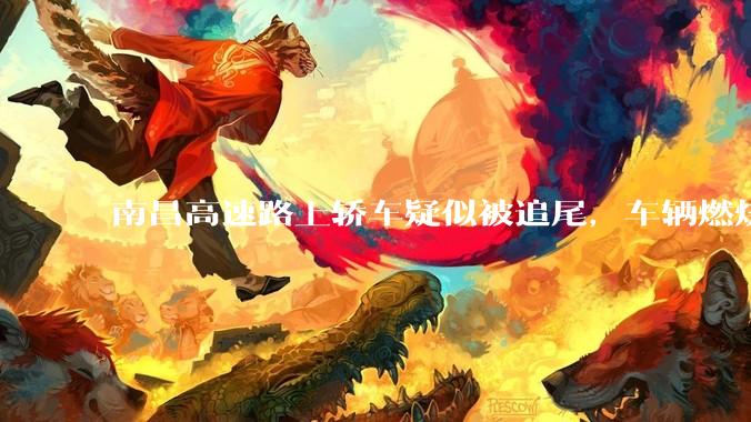 南昌高速路上轿车疑似被追尾，车辆燃烧驾乘人员被烧死，具体事故原因是什么？