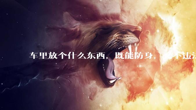 车里放个什么东西，既能防身，又不违法，看着还吓人的？
