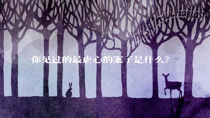 你见过的最虐心的案子是什么？